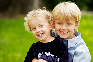 a child and toddler