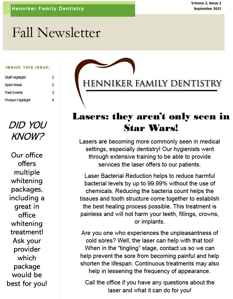 Fall Newsletter